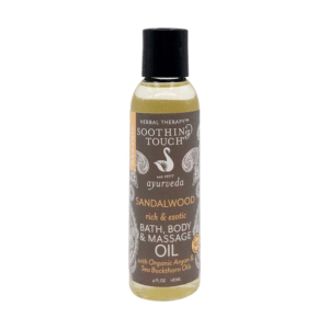 Soothing Touch Organic Bath, Body & Massage Oil, Sandalwood
