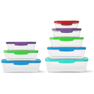 Sistema Nest It Food Storage Containers with Lids, 8-Pack